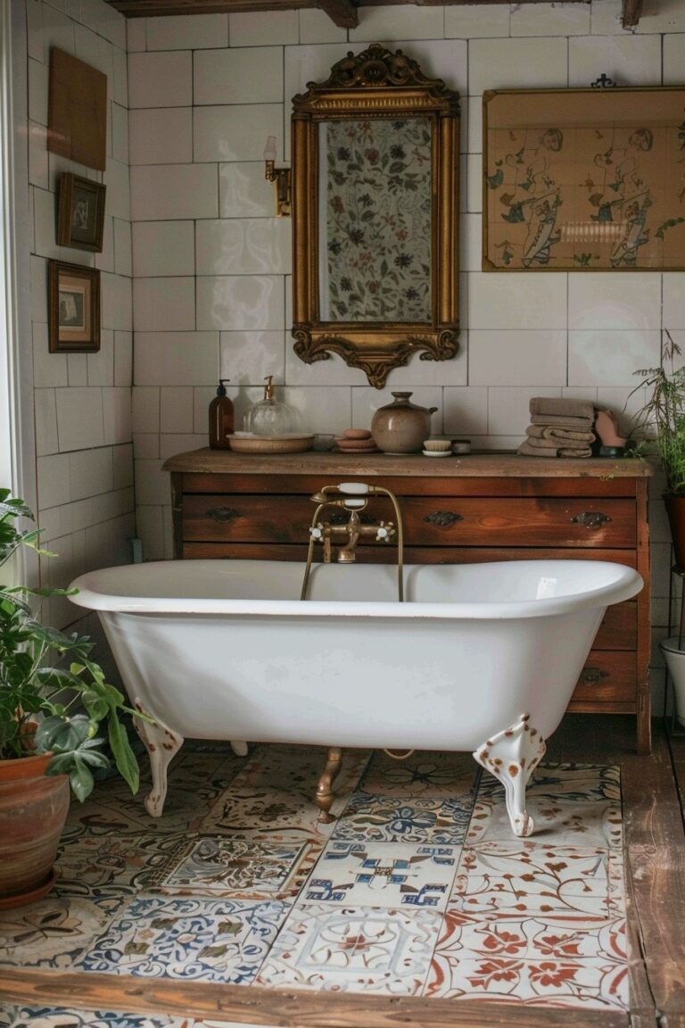 29 Boho Bathroom Ideas For A Chic And Relaxing Space