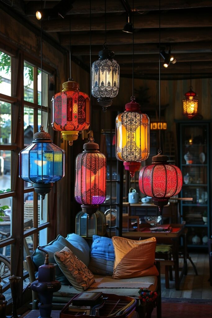 29 Whimsical Home Decor Ideas for a Playful and Charming Space 11 Magical Lantern Lighting