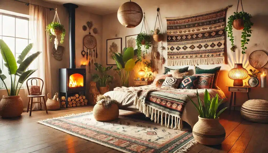 29 Boho Bedroom With Fireplace Ideas You Need To Check Out 3 Boho Bedroom With Fireplace