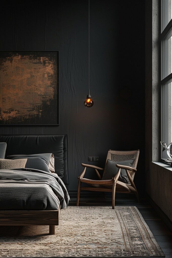 29 Dark Modern Bedroom Ideas for a Sleek and Sophisticated Sleep Space 14 Elegant Silhouettes