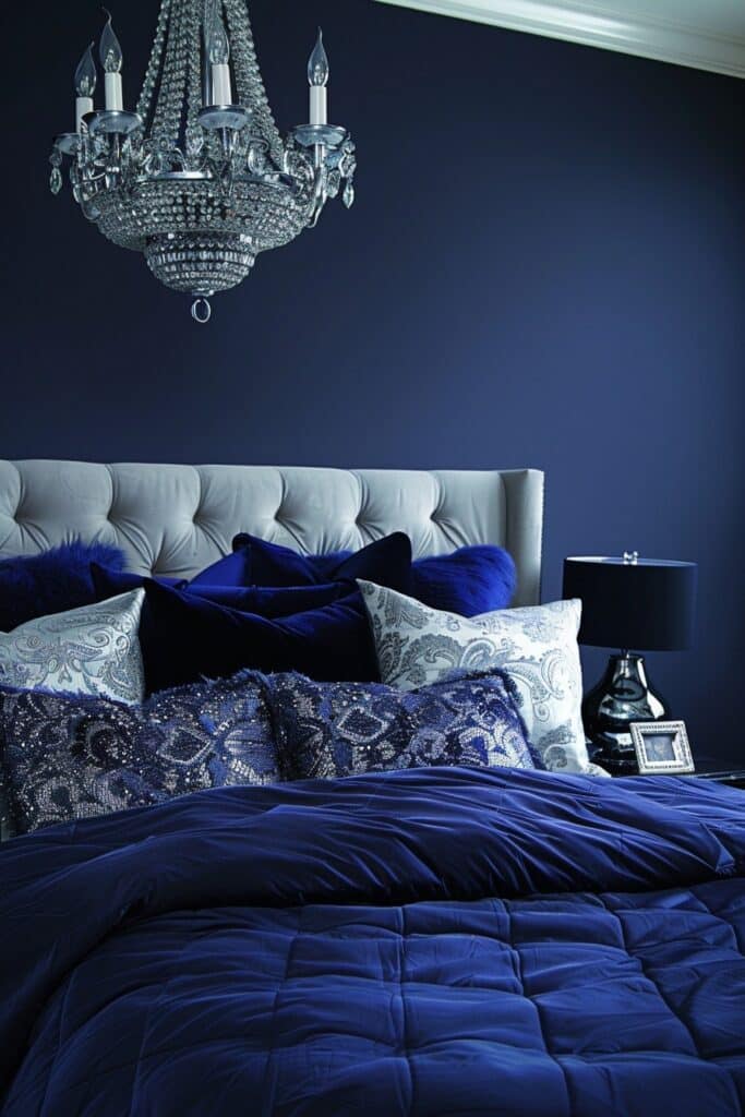 29 Dark Modern Bedroom Ideas for a Sleek and Sophisticated Sleep Space 20 Midnight Blue