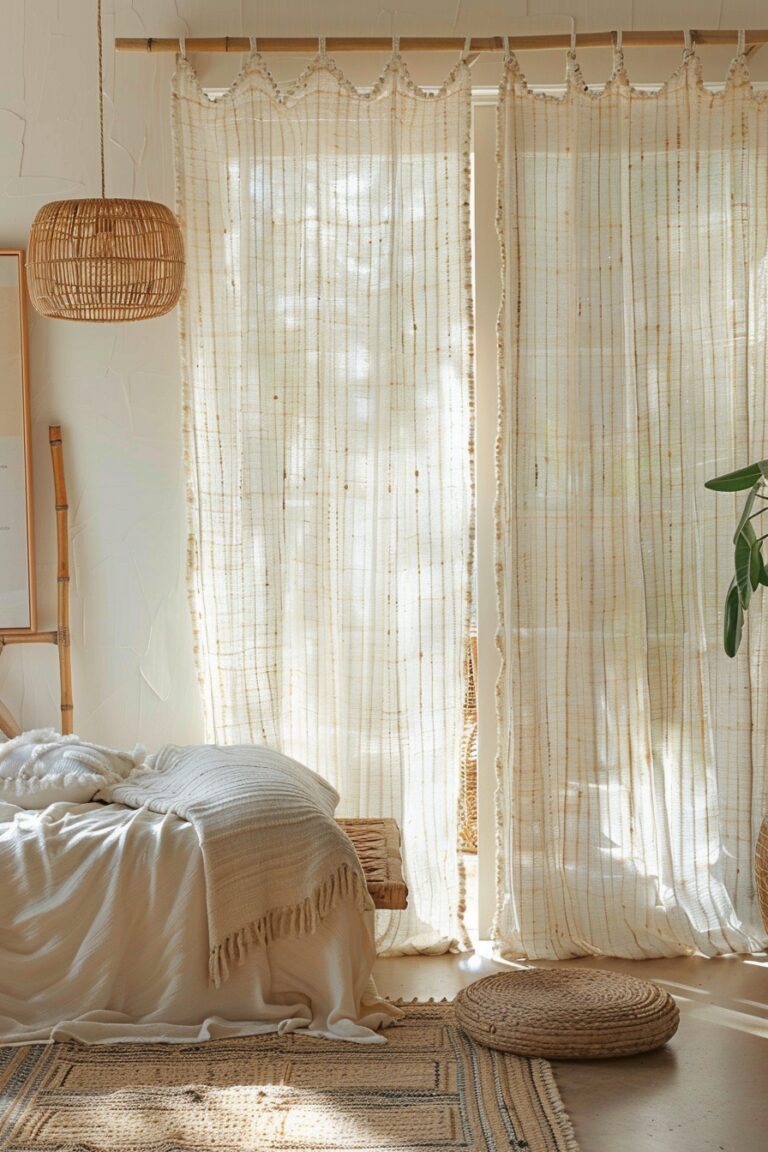 29 Boho Bedroom Curtain Ideas For A Dreamy Atmosphere