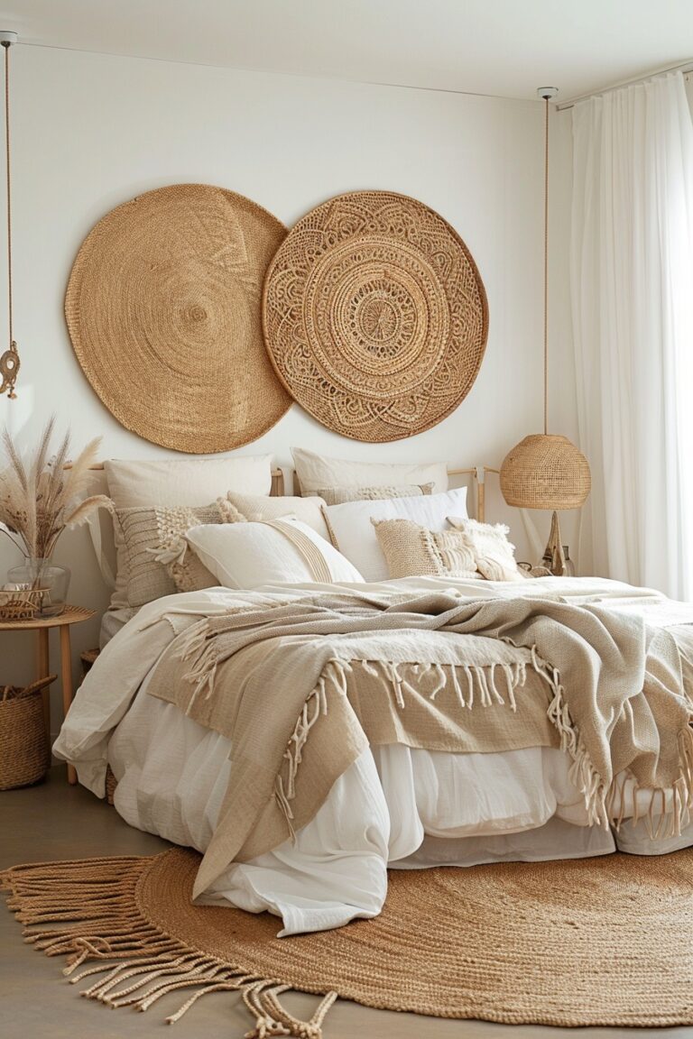 29 Boho Bedroom Accent Wall Ideas For An Artistic Touch