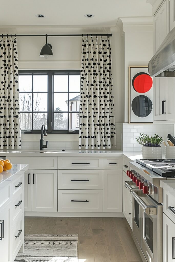 29 Boho Kitchen Curtains for a Fresh Look 19 Chic Monochrome Weave Curtains