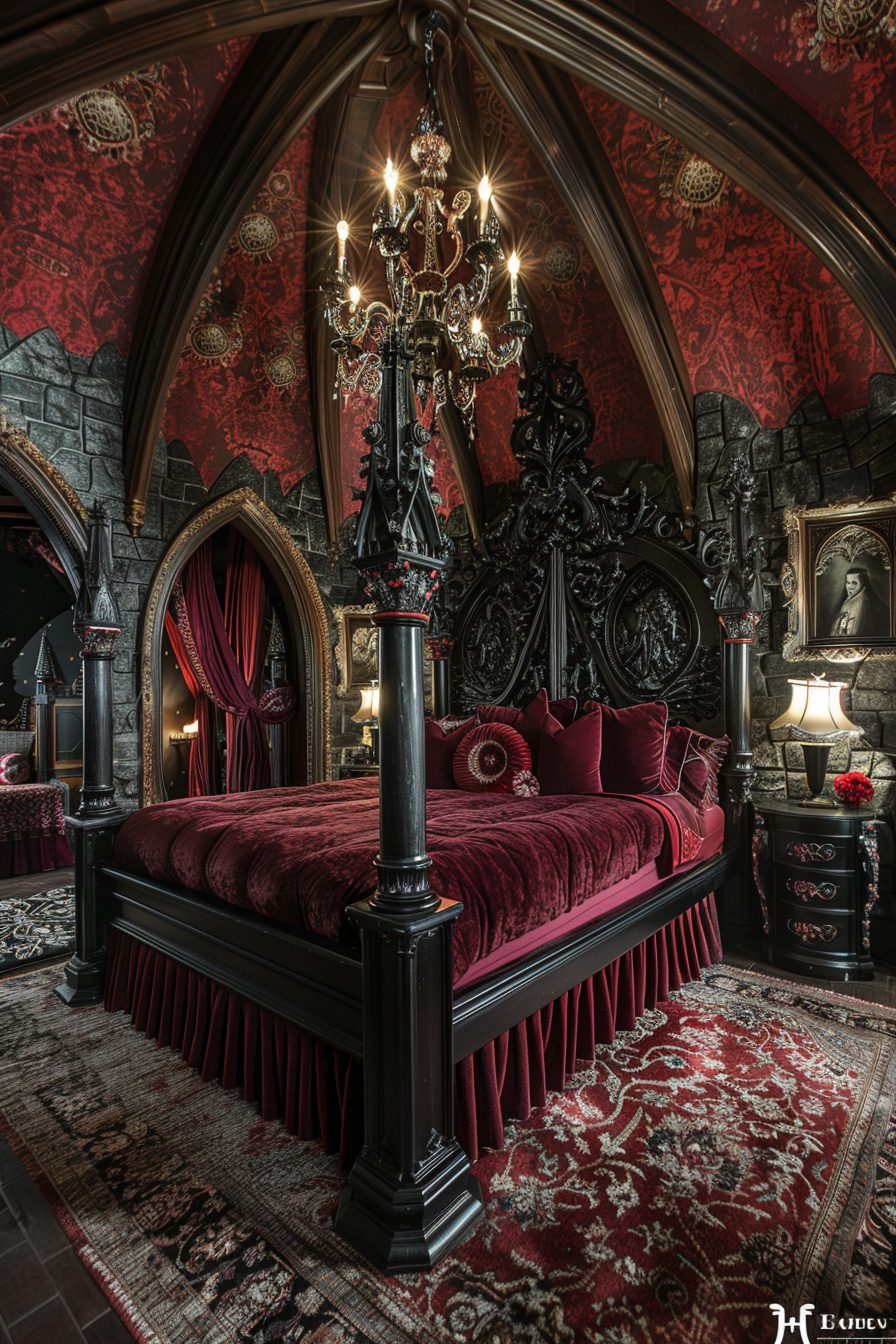 29 Dark Fantasy Bedroom Ideas For A Mystical Makeover