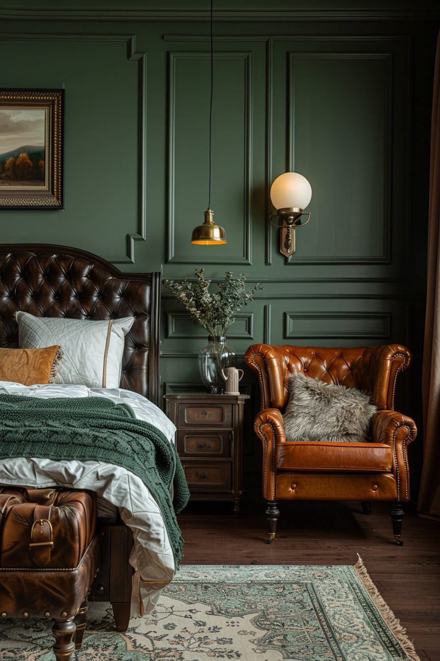 29 Dark Green Bedroom Ideas For A Cozy And Elegant Atmosphere