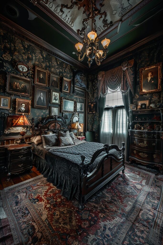 29 Dark Fantasy Bedroom Ideas for a Mystical Makeover 24 Eerie Manor