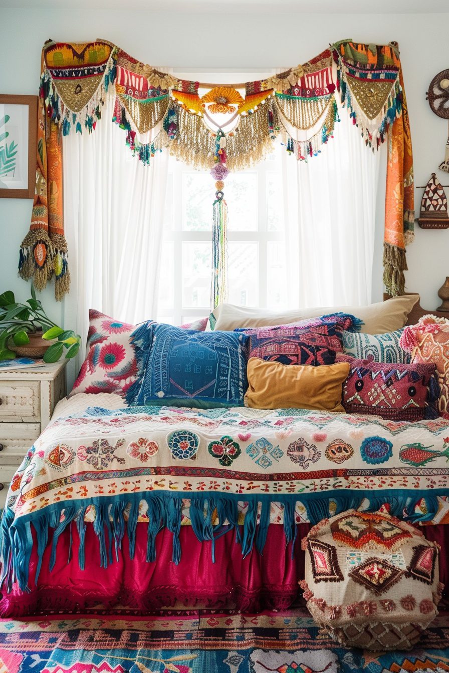 29 Boho Bedroom Curtain Ideas For A Dreamy Atmosphere