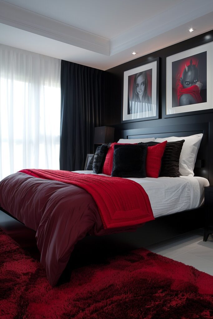 29 Goth Bedroom Ideas for a Bold and Unique Look 4 Gothic Fusion