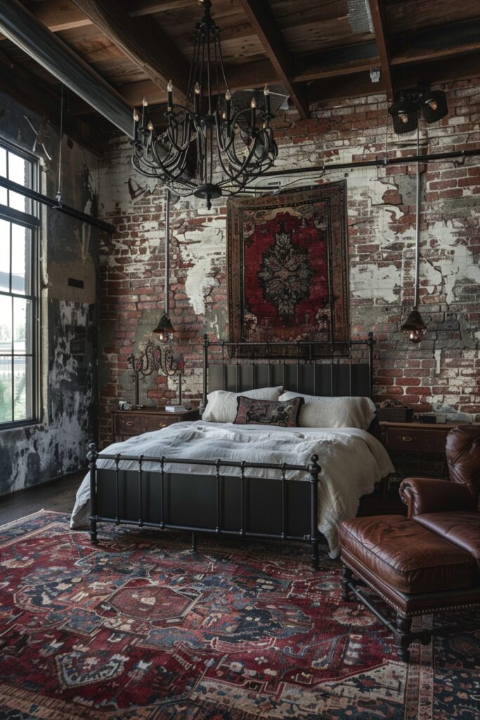 29 Goth Bedroom Ideas for a Bold and Unique Look 6 Gothic Industrial