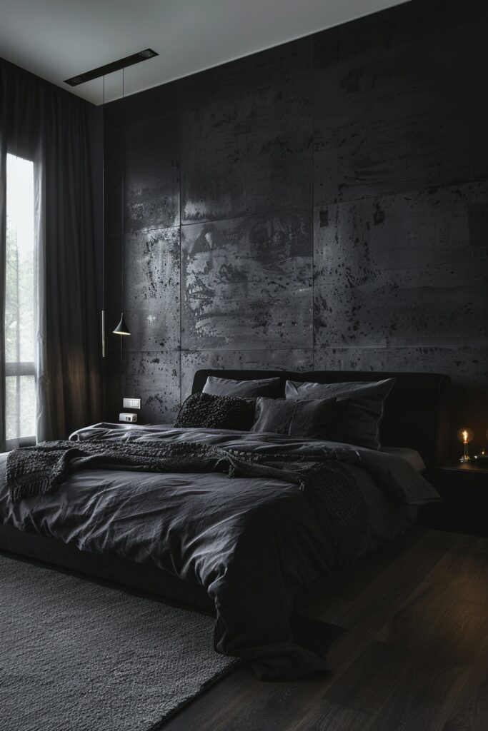 29 Goth Bedroom Ideas for a Bold and Unique Look 17 Gothic Monochrome