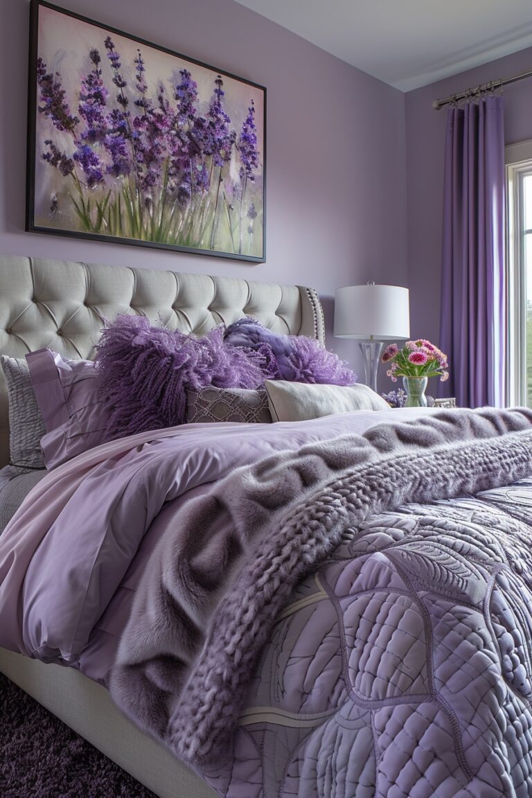 29 Purple Bedroom Ideas For A Cozy And Elegant Vibe