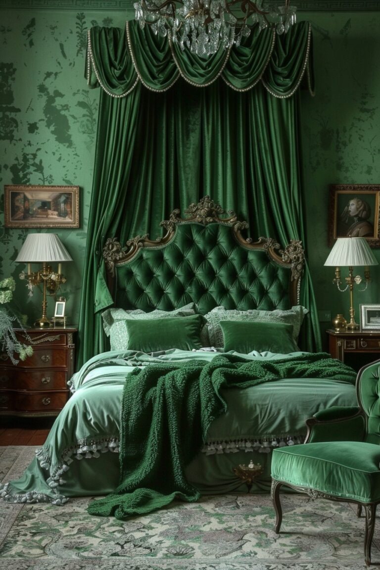29 Dark Green Bedroom Ideas For A Cozy And Elegant Atmosphere