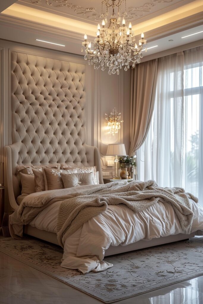 29 Glam Bedroom Decor Ideas for a Touch of Elegance 8 Luxurious Lighting for Glamorous Bedrooms