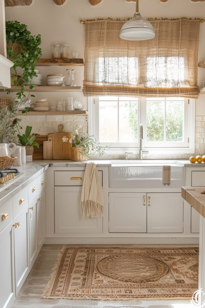 29 Boho Kitchen Curtains for a Fresh Look 3 Macramé Elegance Curtains