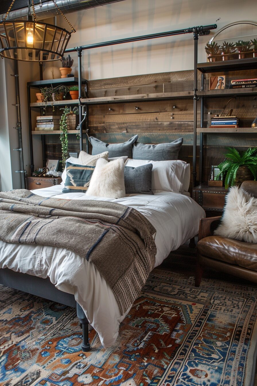 View of 29 Cozy Boho Style Bedroom Ideas To Transform Your Space