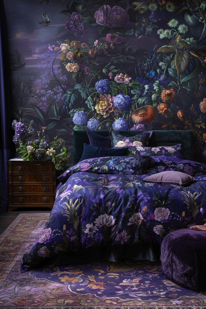 29 Dark Bedroom Aesthetic Ideas for Serenity 29 Midnight Garden Essence