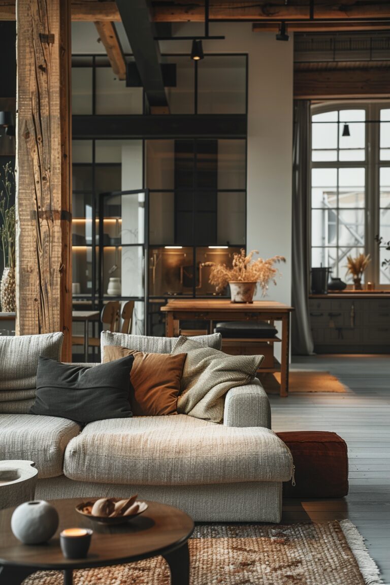 View of 29 Industrial Living Room Ideas For A Contemporary And Cool Home