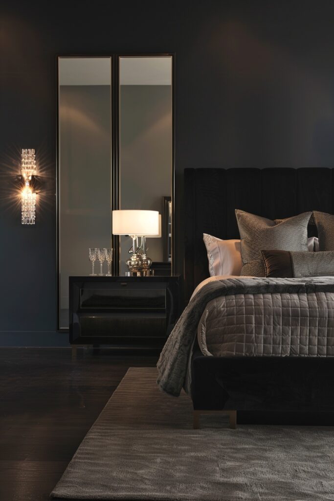 29 Dark Bedroom Aesthetic Ideas for Serenity 9 Obsidian Night Decor