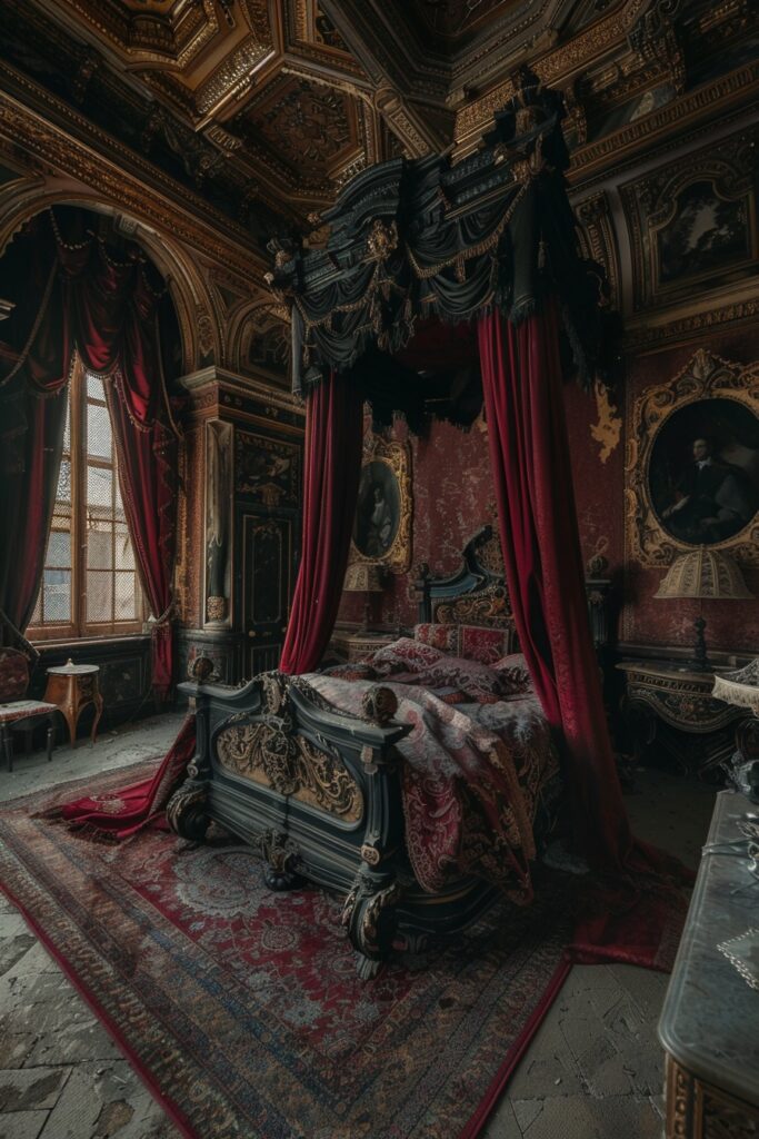 29 Goth Bedroom Ideas for a Bold and Unique Look 23 Phantom Manor