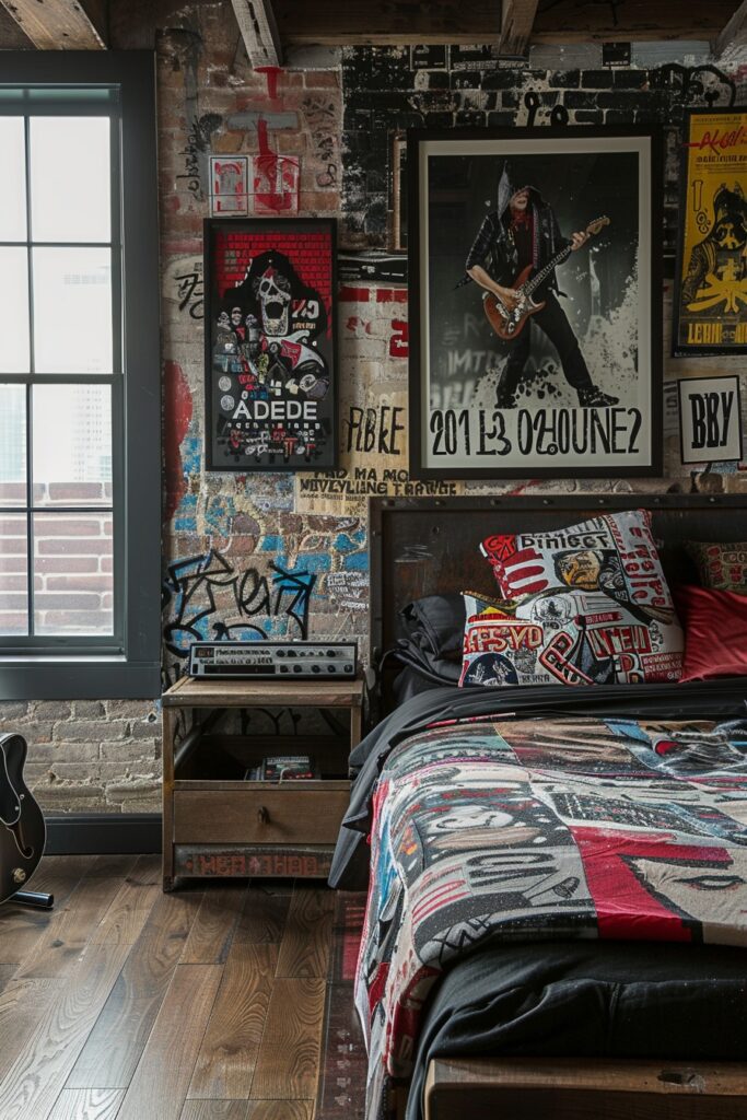 29 Goth Bedroom Ideas for a Bold and Unique Look 21 Punk Gothic Mix