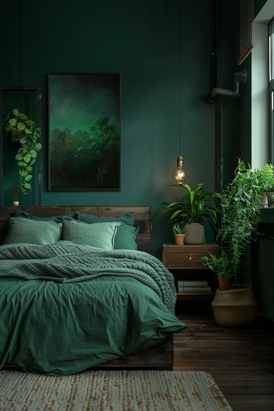 29 Dark Green Bedroom Ideas For A Cozy And Elegant Atmosphere