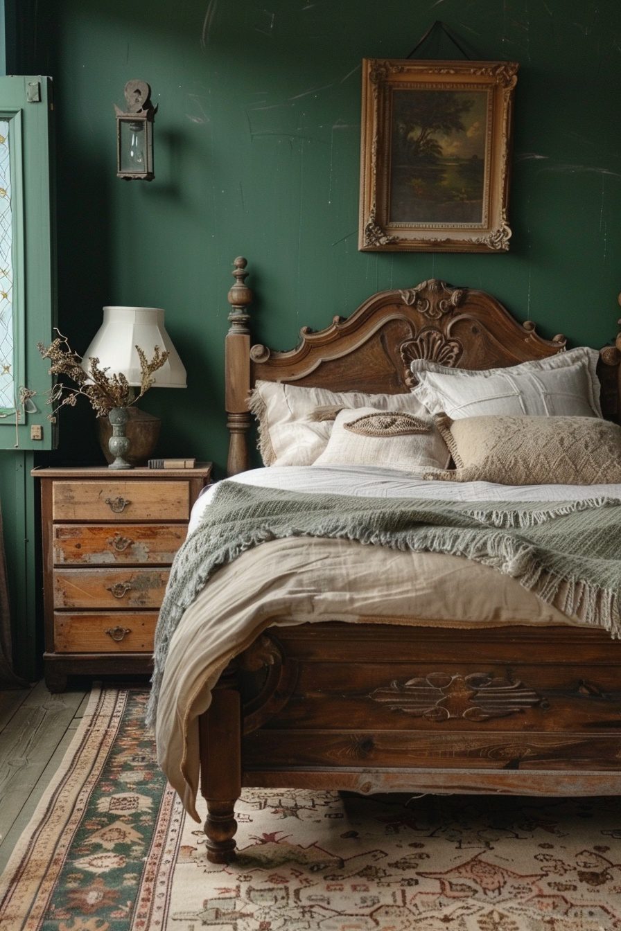 29 Dark Green Bedroom Ideas For A Cozy And Elegant Atmosphere