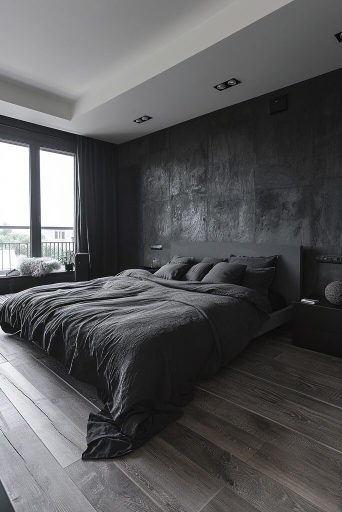 29 Goth Bedroom Ideas for a Bold and Unique Look 7 Sleek Shadows