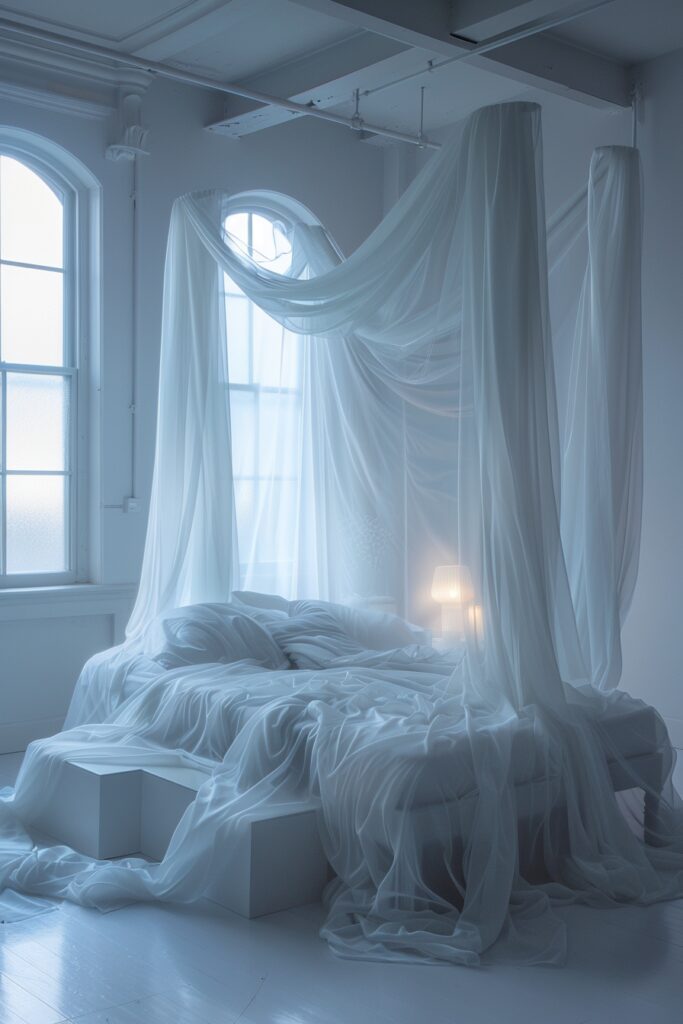 29 Dark Fantasy Bedroom Ideas for a Mystical Makeover 21 Spirit’s Whisper Chamber
