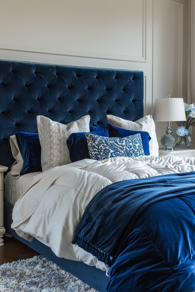 29 Glam Bedroom Decor Ideas for a Touch of Elegance 2 Velvet Bedding Luxury for Glam Decor