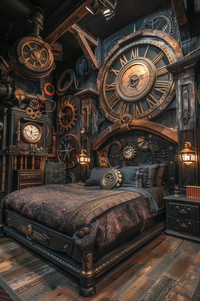 29 Goth Bedroom Ideas for a Bold and Unique Look 9 Victorian Mechanica