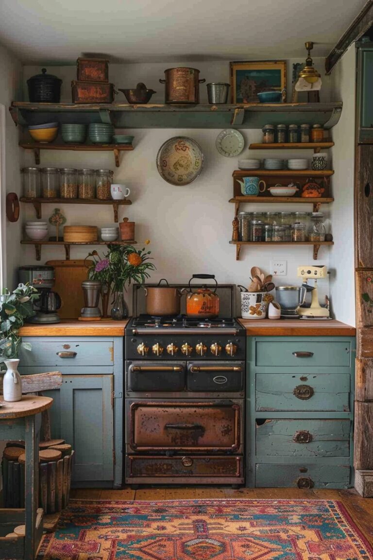 29 Boho Kitchen Ideas To Elevate Your Home’s Style