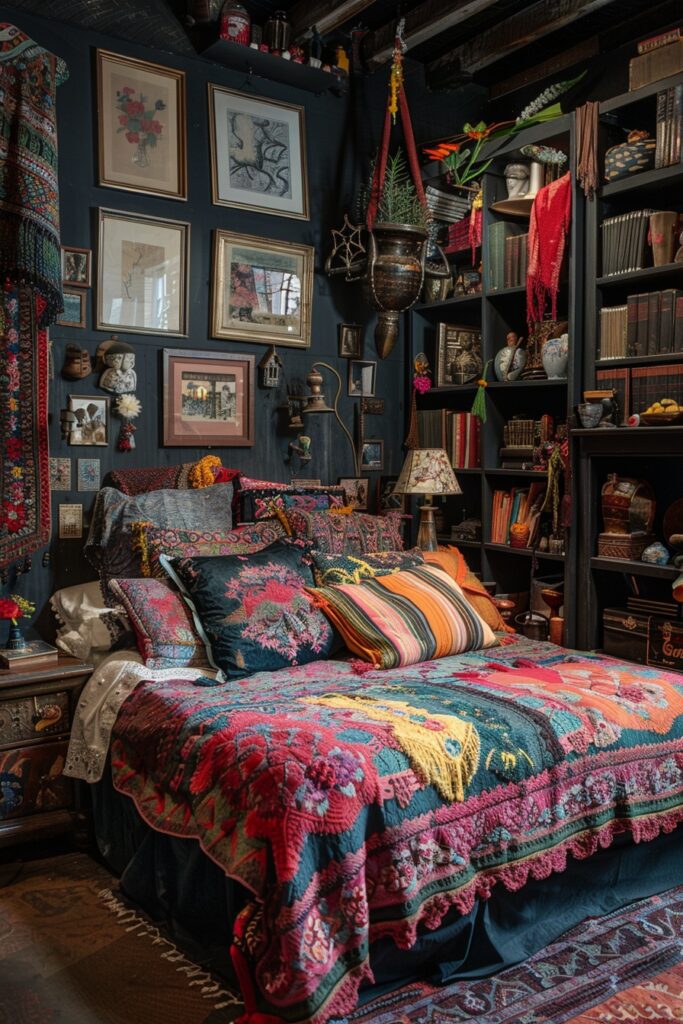 29 Dark Fantasy Bedroom Ideas for a Mystical Makeover 15 Wizard's Playful Den