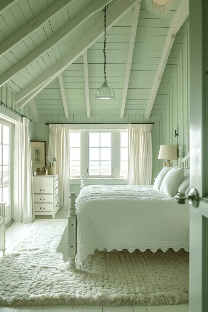 29 Sage Green Farmhouse Bedroom Ideas: Embrace Tranquility and Rustic Charm 25 Lively Sage Green Farmhouse Bedroom