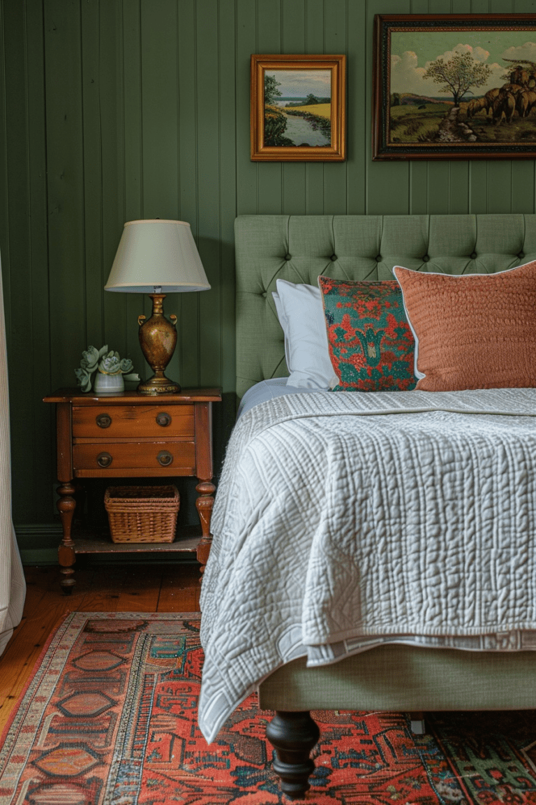 29 Sage Green Farmhouse Bedroom Ideas: Embrace Tranquility And Rustic Charm