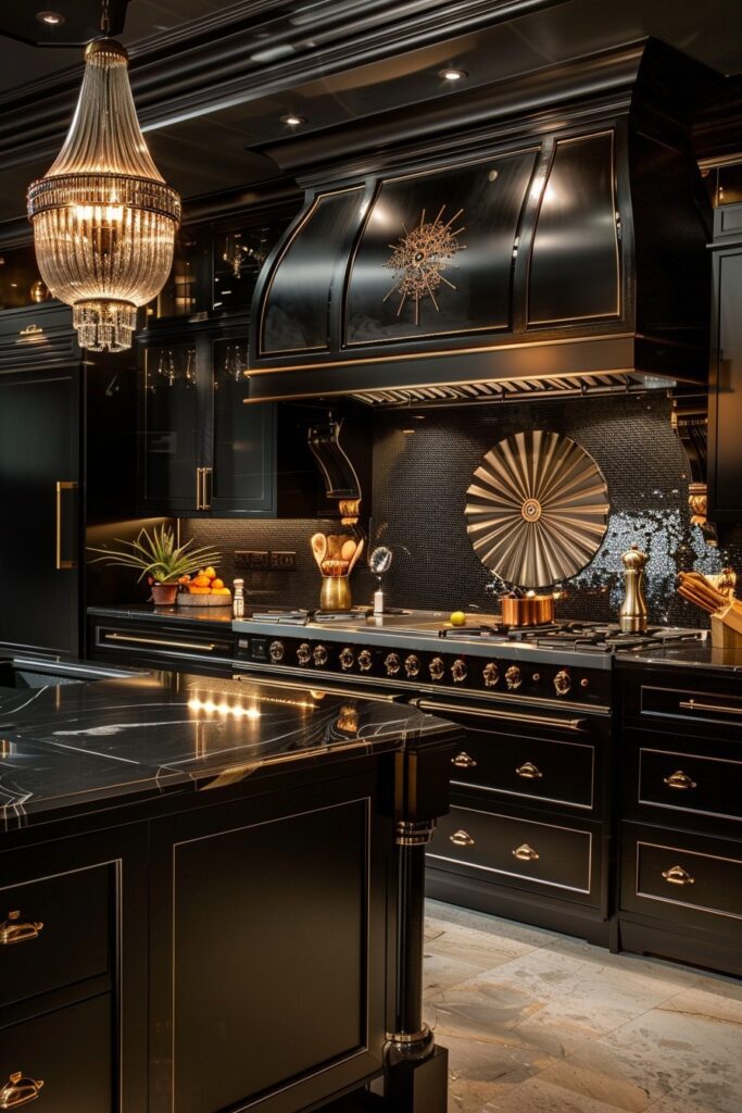 29 Modern Luxury Kitchen Ideas for a High-End Design 22 Art Deco Revival Kitchens