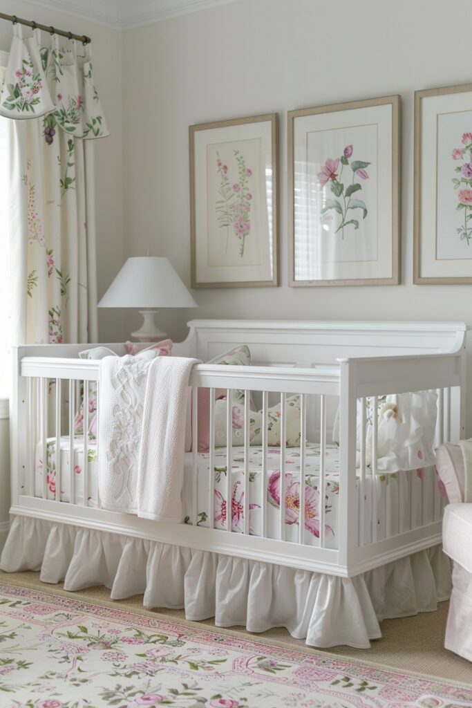 29 Nursery Room Ideas to Inspire Your Baby's First Space 17 Blooming Floral Nursery