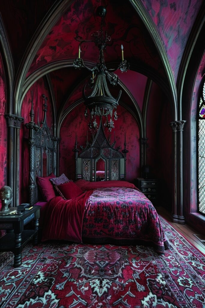29 Bedroom Ideas for Couples to Personalize Your Space Together 26 Contemporary Gothic Sleeping Room