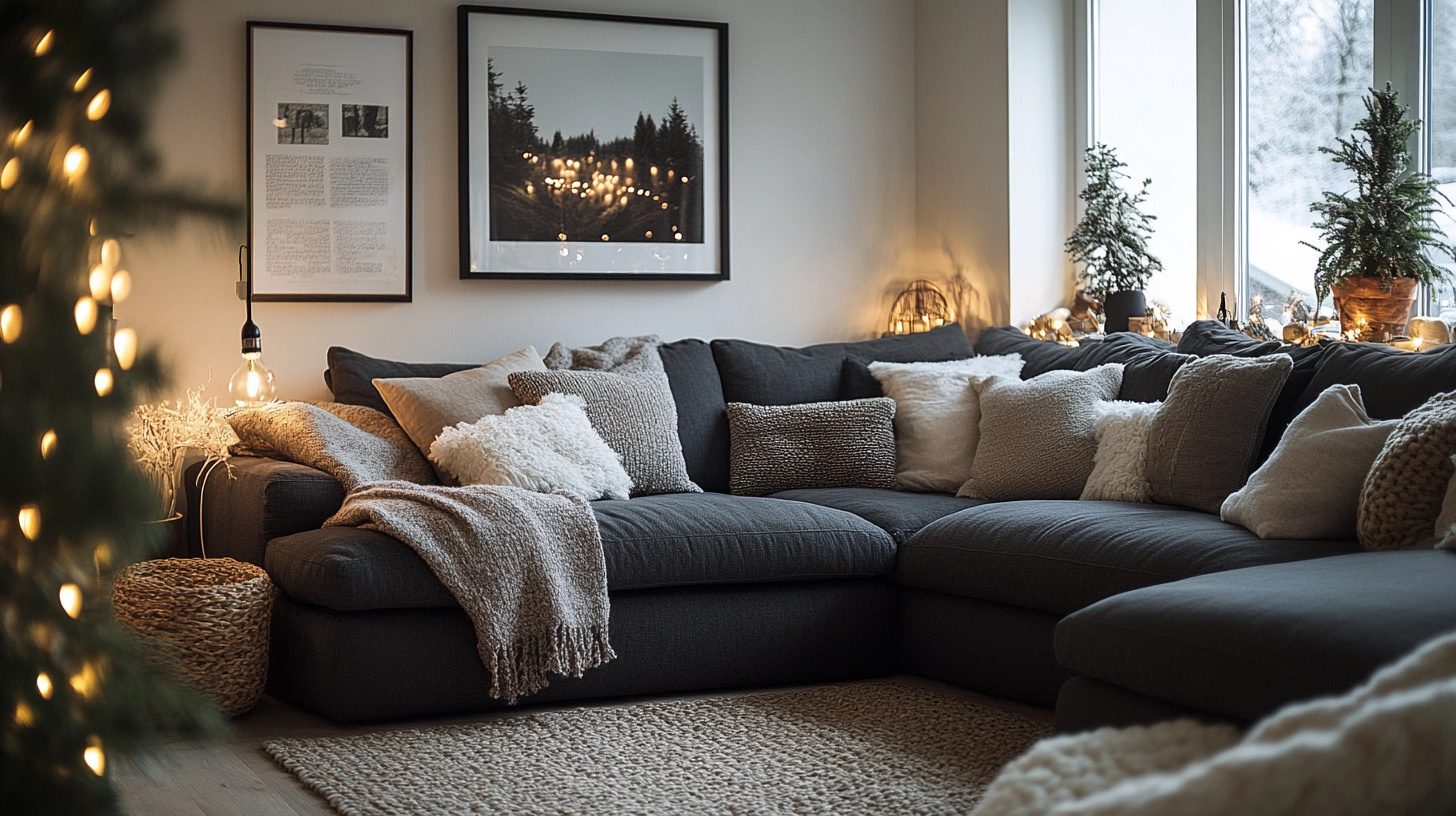 29 Dark Grey Couch Living Room Ideas To Add Sophistication