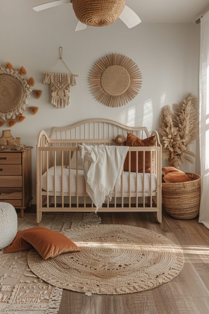 29 Boho Nursery Decor Ideas for a Beautiful and Serene Baby Room 19 Desert-Inspired Boho Nursery