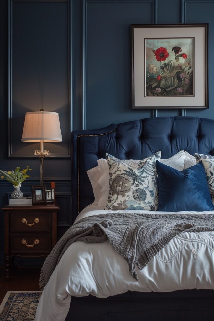 29 Bedroom Ideas for Couples to Personalize Your Space Together 16 Dramatic Moody Bedroom