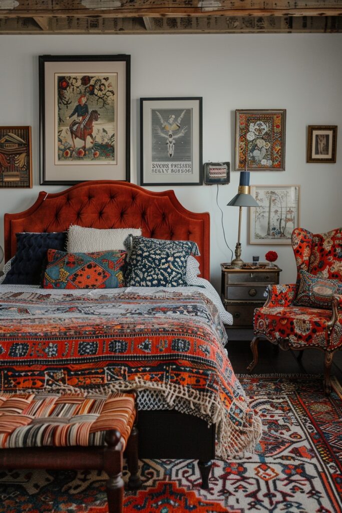 29 Bedroom Ideas for Couples to Personalize Your Space Together 19 Eclectically Personalized Bedroom