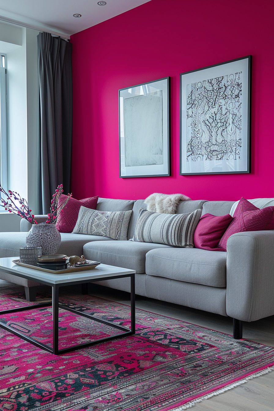 Dark Pink Room Decor: Sophisticated Style for a Bold Statement