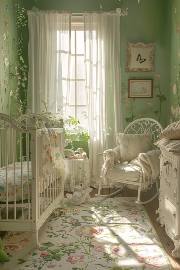 29 Nursery Room Ideas to Inspire Your Baby's First Space 13 Garden Wonderland Nursery