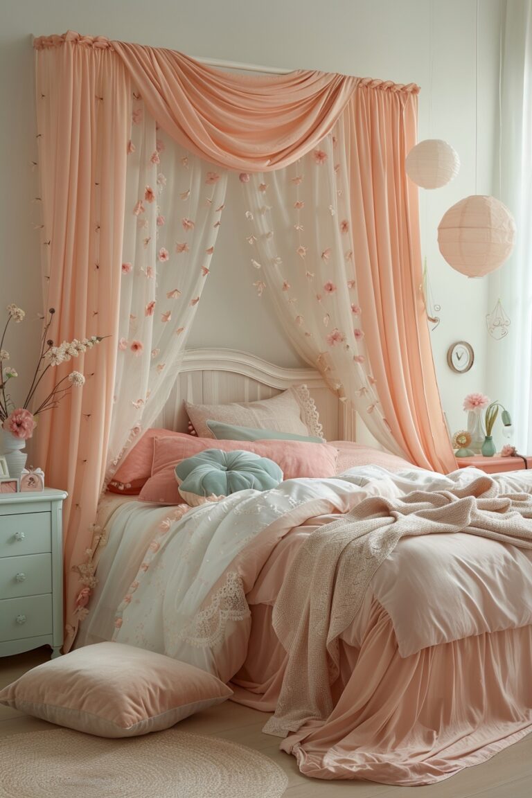 29 Girls Bed With Canopy Styles For A Fairy Tale Look