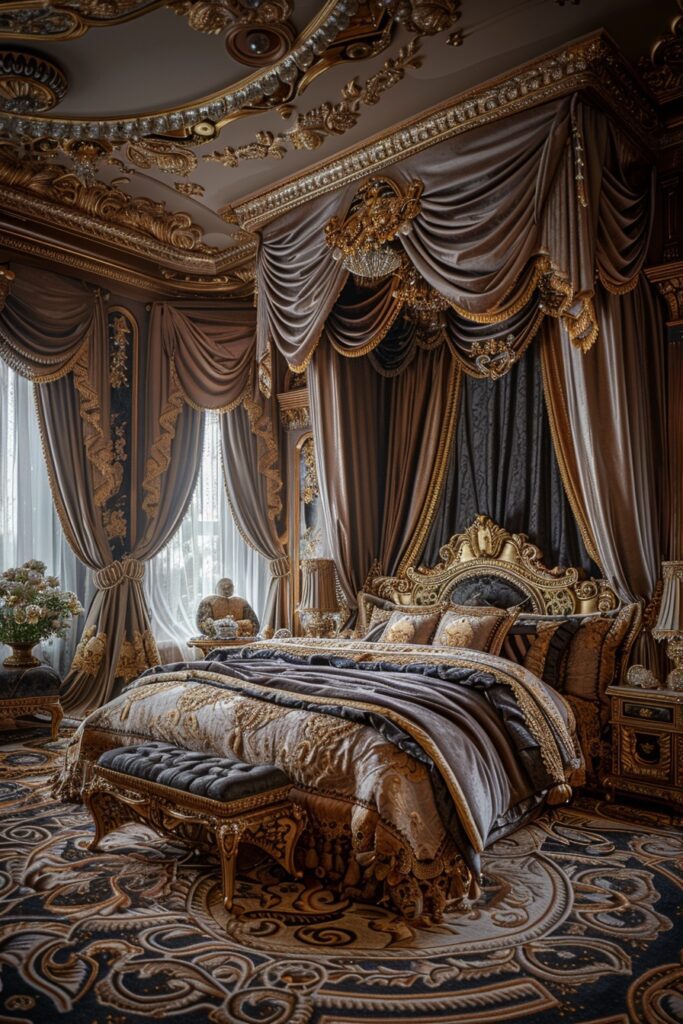 29 Bedroom Ideas for Couples to Personalize Your Space Together 18 Grand Baroque Bedroom