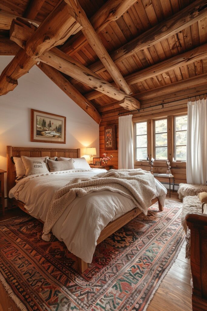 29 Bedroom Ideas for Couples to Personalize Your Space Together 27 Homely Woodsy Bedroom