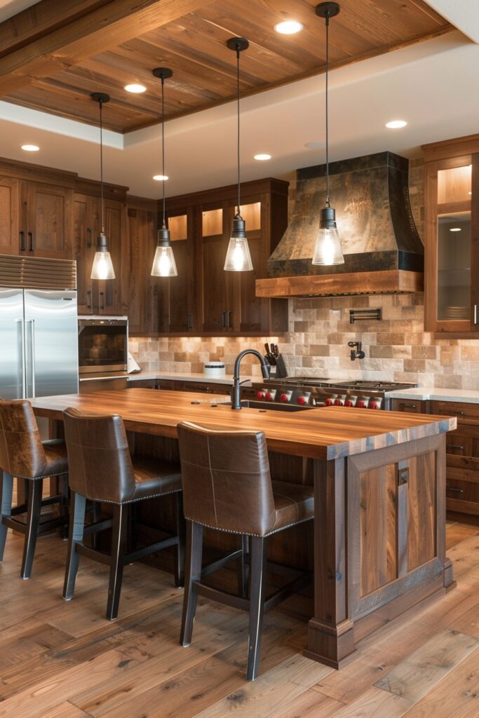 29 Modern Luxury Kitchen Ideas for a High-End Design 15 Lavish Wooden Accented Kitchens