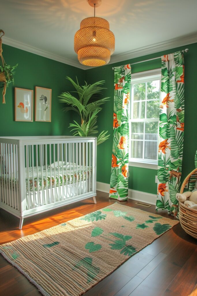 29 Nursery Room Ideas to Inspire Your Baby's First Space 10 Lively Jungle Nursery