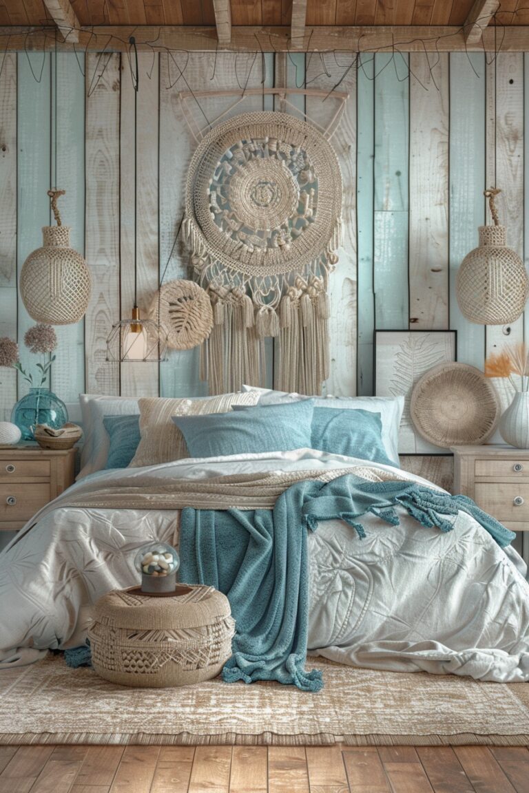 29 Beachy Boho Bedroom Ideas To Infuse Your Space With Coastal Charm